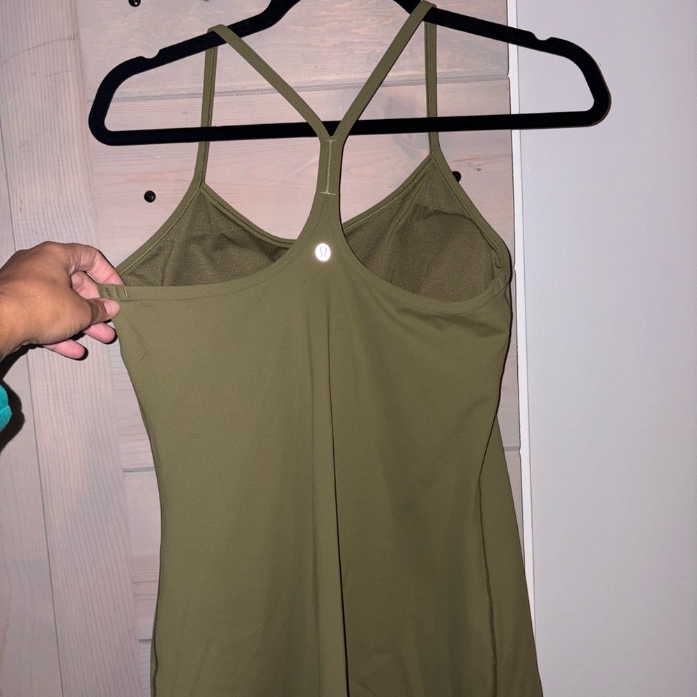 lululemon athletica Khaki Tank Top